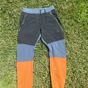 Vintage Nike Tech Fleece Sweatpants Men’s Size Small Black Orange